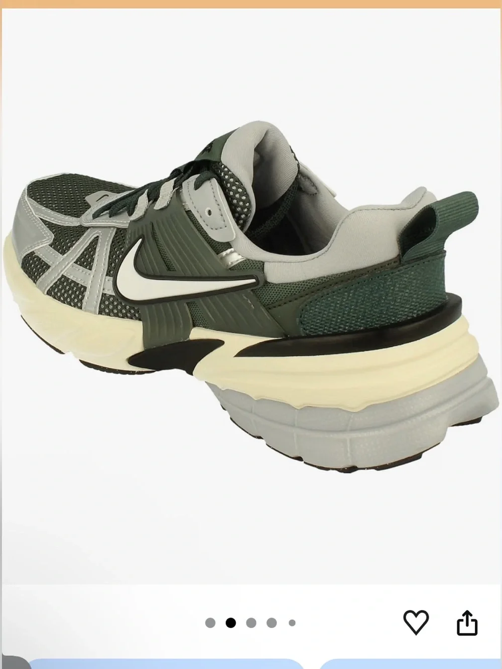 NEW NIKE V2K RUN - Vintage Green/Vintage Green Size 9M
